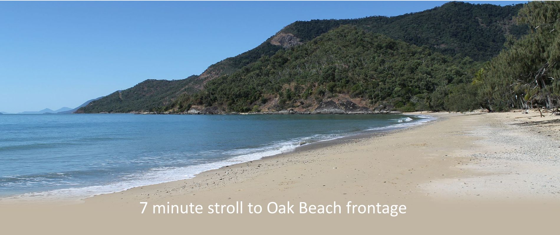 Secluded Oak Beach beachfront Pristine and secluded 2km long beachfront at Oak Beach near Port Douglas